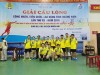 Liên đoàn Lao động huyện Tiên Phước tham gia Giải Cầu lông CNVCLĐ tỉnh Quảng Nam, năm 2019