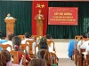 Đ/c Lê Ngọc Thanh- Chủ tịch LĐLĐ huyện Tiên Phước phát biểu khai mạc lớp bồi dưỡng